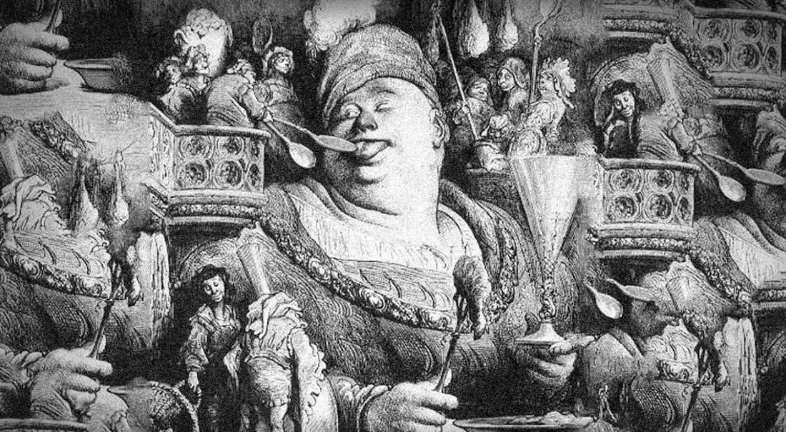 Siamo tutti peccatori dietetici; solo una piccola percentuale di ciò che mangiamo ci nutre; il resto va nello spreco e nella perdita di energia.